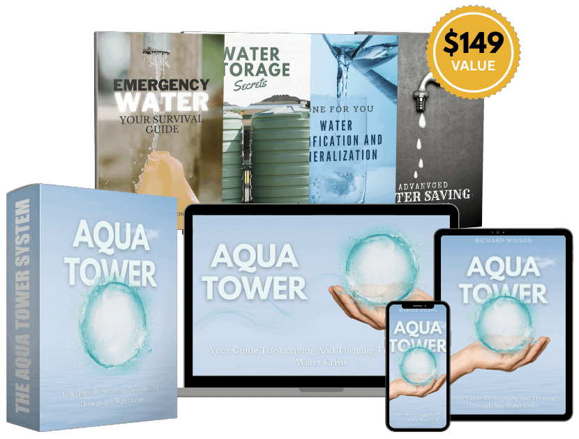 Aqua Tower system creating clean drinking water from air at home