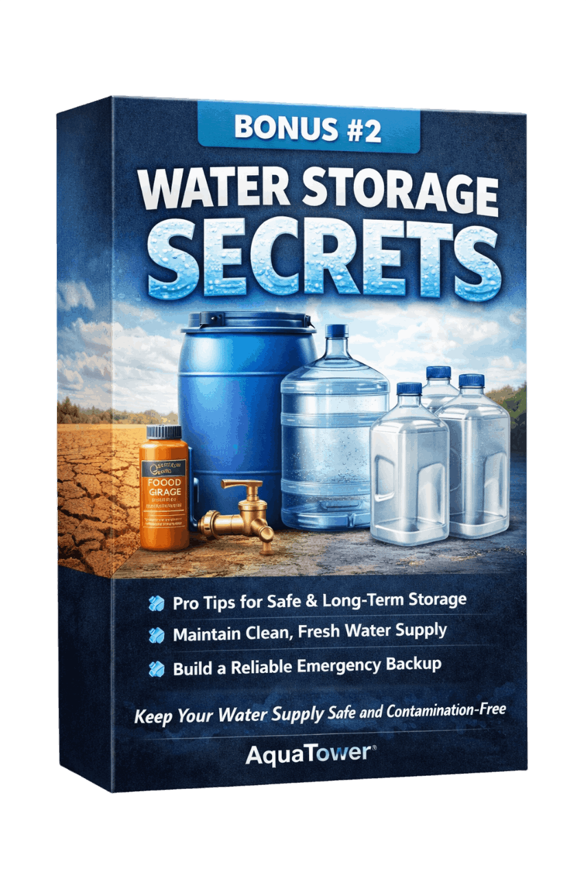 Aqua Tower bonus guides water survival storage purification ebooks